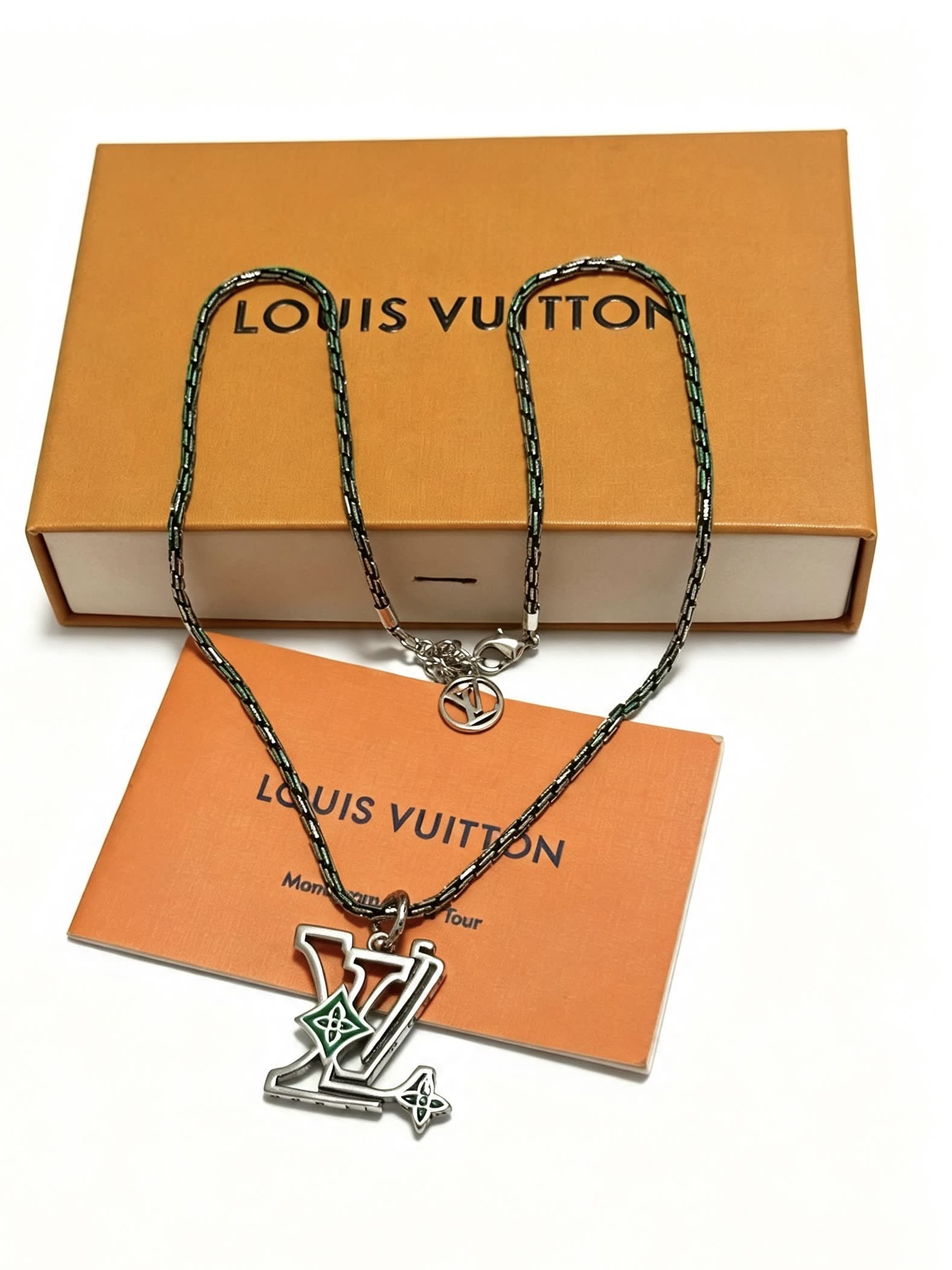 Louis Vuitton Monogram World Tour Necklace